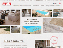 Tablet Screenshot of bourgogne-pierre.fr